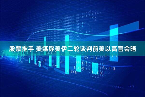 股票推手 美媒称美伊二轮谈判前美以高官会晤